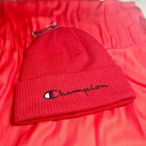 Champion Red Skully Beanie